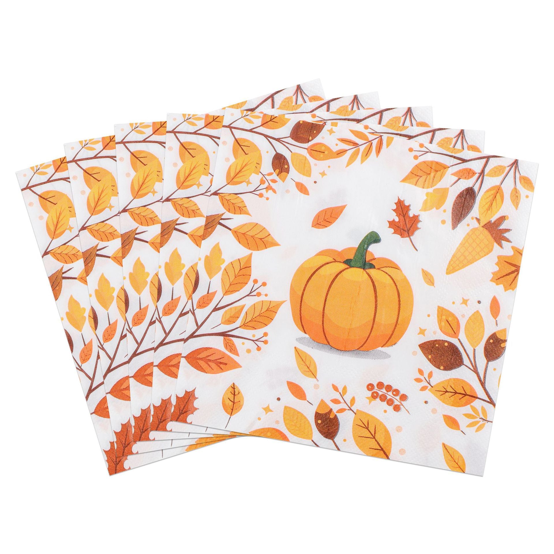 33x33 Thanksgiving Paper Napkins Printed Paper Napkins Costom for Party HL50NP03-2